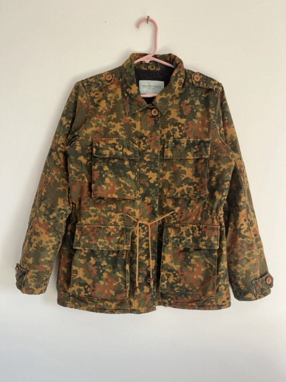 Obey Propaganda Flecktarn Camo Field Jacket S Military